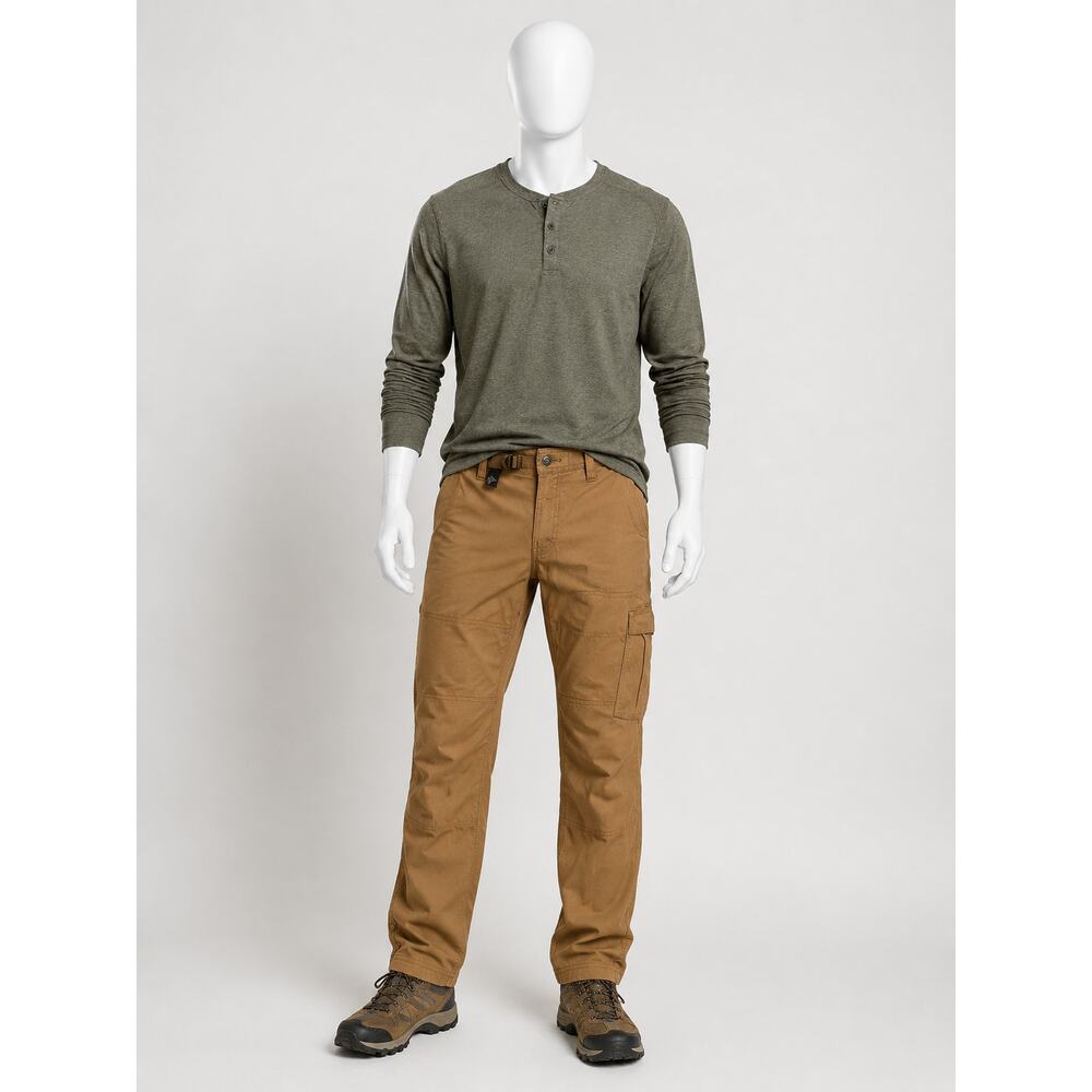 Prana Stretch Zion Pants Mens 30x30 Brown Hiking Outdoor Nylon Climbing gorpcore